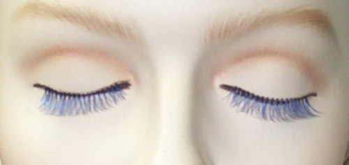 Blue Color Eyelashes